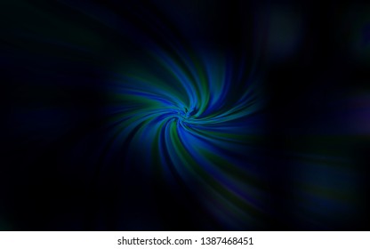 Dark BLUE vector glossy abstract backdrop. New colored illustration in blur style with gradient. Background for designs.