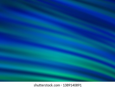 Dark BLUE vector glossy abstract background. An elegant bright illustration with gradient. A completely new template for your design.