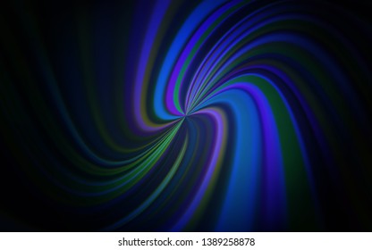 Dark BLUE vector glossy abstract background. Abstract colorful illustration with gradient. New way of your design.