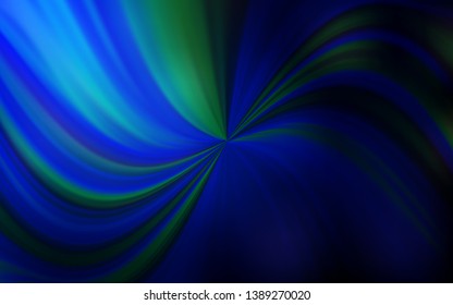 Dark BLUE vector glossy abstract backdrop. Modern abstract illustration with gradient. New way of your design.