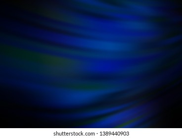 Dark BLUE vector glossy abstract template. Shining colorful illustration in a Brand new style. Brand new design for your business.
