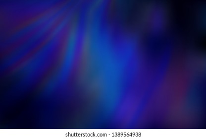 Dark BLUE vector glossy abstract background. Shining colored illustration in smart style. Elegant background for a brand book.