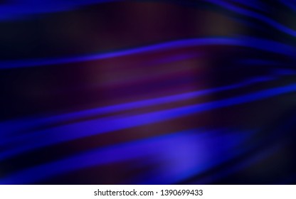 Dark BLUE vector glossy abstract backdrop. Abstract colorful illustration with gradient. New way of your design.