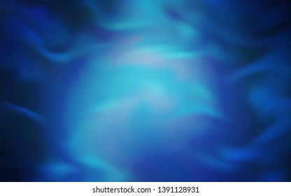 Dark BLUE vector glossy abstract layout. Modern abstract illustration with gradient. Blurred design for your web site.