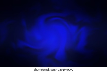 Dark BLUE vector glossy abstract layout. A completely new colored illustration in blur style. The best blurred design for your business.