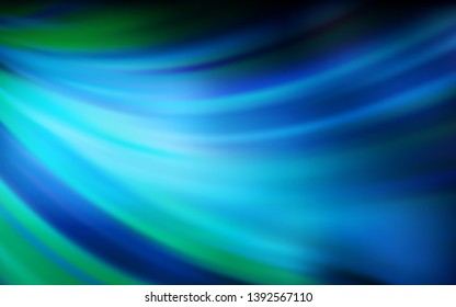 Dark BLUE vector glossy abstract layout. A completely new colored illustration in blur style. Background for a cell phone.
