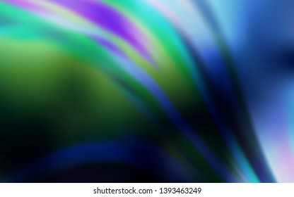 Dark BLUE vector glossy abstract background. New colored illustration in blur style with gradient. Background for a cell phone.