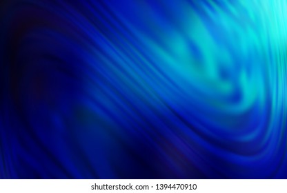 Dark BLUE vector glossy abstract background. Glitter abstract illustration with gradient design. New way of your design.