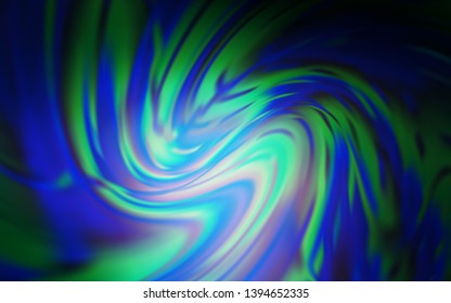 Dark BLUE vector glossy abstract background. Abstract colorful illustration with gradient. The best blurred design for your business.