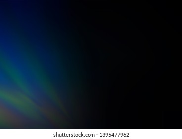 Dark BLUE vector glossy abstract template. Shining colorful illustration in a Brand new style. Brand new style for your business design.
