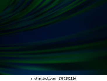 Dark BLUE vector glossy abstract template. Colorful illustration in abstract style with gradient. The elegant pattern for brand book.