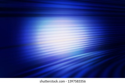 Dark BLUE vector glossy abstract layout. A completely new colored illustration in blur style. New way of your design.