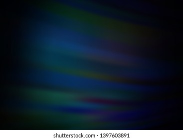 Dark BLUE vector glossy abstract template. Modern geometrical abstract illustration with gradient. A new texture for your design.