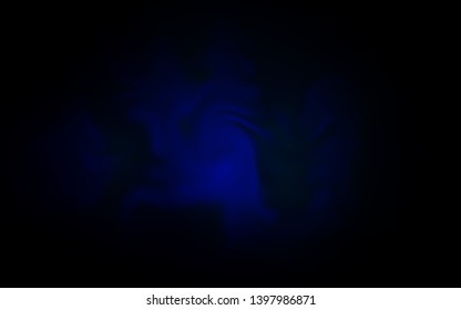 Dark BLUE vector glossy abstract layout. A completely new colored illustration in blur style. New way of your design.