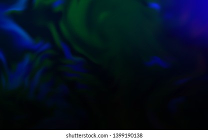 Dark BLUE vector glossy abstract background. Abstract colorful illustration with gradient. Smart design for your work.