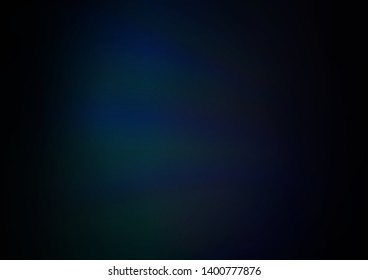 Dark BLUE vector glossy abstract template. Colorful illustration in abstract style with gradient. The elegant pattern for brand book.