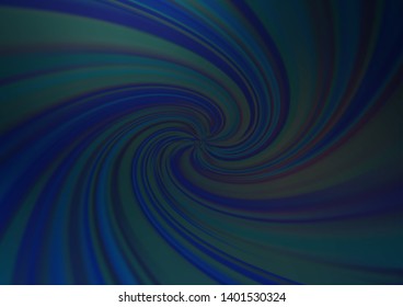 Dark BLUE vector glossy abstract template. A completely new color illustration in a bokeh style. Brand new style for your business design.