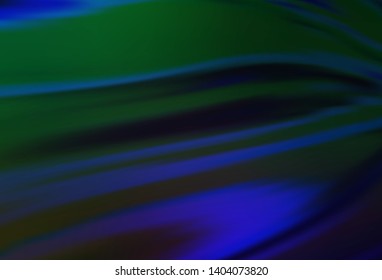 Dark BLUE vector glossy abstract background. A completely new colored illustration in blur style. New style for your business design.