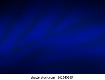 Dark BLUE vector glossy abstract template. Colorful illustration in blurry style with gradient. A completely new design for your business.