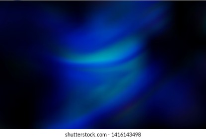Dark BLUE vector glossy abstract layout. Shining colored illustration in smart style. New style for your business design.