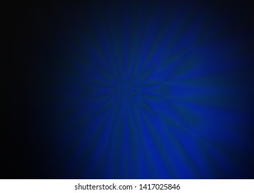 Dark BLUE vector glossy abstract background. Colorful illustration in abstract style with gradient. The blurred design can be used for your web site.