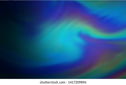 Dark BLUE vector glossy abstract background. An elegant bright illustration with gradient. New style for your business design.