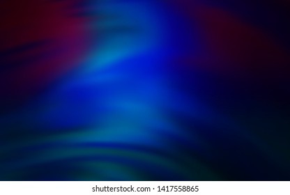 Dark BLUE vector glossy abstract backdrop. Colorful illustration in abstract style with gradient. New style for your business design.