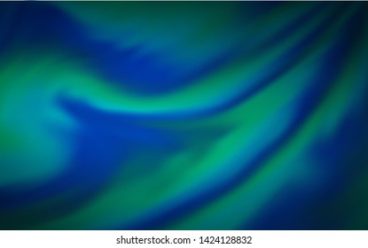Dark BLUE vector glossy abstract layout. New colored illustration in blur style with gradient. Smart design for your work.