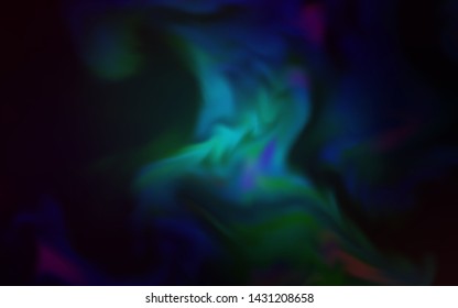 Dark BLUE vector glossy abstract backdrop. Creative illustration in halftone style with gradient. Smart design for your work.