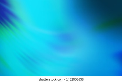 Dark BLUE vector glossy abstract backdrop. A completely new colored illustration in blur style. Completely new design for your business.