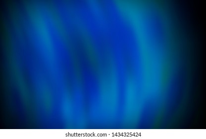 Dark BLUE vector glossy abstract background. Shining colored illustration in smart style. New way of your design.
