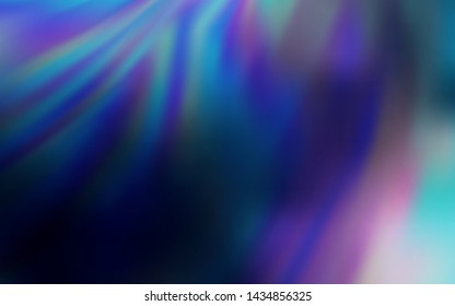 Dark BLUE vector glossy abstract background. Colorful illustration in abstract style with gradient. The best blurred design for your business.