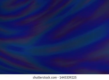 Dark BLUE vector glossy abstract layout. Shining colored illustration in smart style. Elegant background for a brand book.