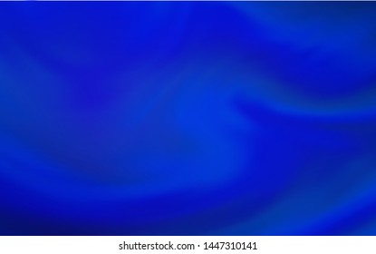 Dark BLUE vector glossy abstract backdrop. Abstract colorful illustration with gradient. New style for your business design.