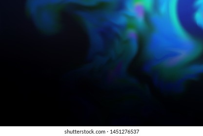 Dark BLUE vector glossy abstract backdrop. New colored illustration in blur style with gradient. New design for your business.