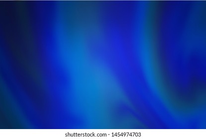 Dark BLUE vector glossy abstract layout. An elegant bright illustration with gradient. New style design for your brand book.