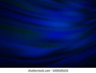 Dark BLUE vector glossy abstract background. Colorful abstract illustration with gradient. A new texture for your design.