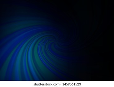 Dark BLUE vector glossy abstract template. Glitter abstract illustration with an elegant design. A completely new design for your business.