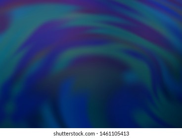 Dark BLUE vector glossy abstract background. Colorful illustration in abstract style with gradient. Brand new style for your business design.