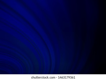 Dark BLUE vector glossy abstract template. A completely new color illustration in a bokeh style. Brand new style for your business design.