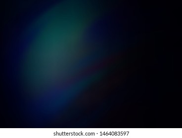 Dark BLUE vector glossy abstract background. Colorful abstract illustration with gradient. A completely new template for your design.