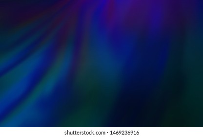 Dark BLUE vector glossy abstract backdrop. An elegant bright illustration with gradient. Elegant background for a brand book.
