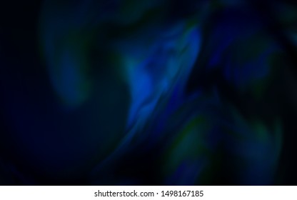 Dark BLUE vector glossy abstract layout. Modern abstract illustration with gradient. New style for your business design.