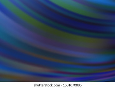 Dark BLUE vector glossy abstract background. Colorful illustration in abstract style with gradient. A completely new template for your design.