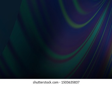 Dark BLUE vector glossy abstract background. An elegant bright illustration with gradient. The blurred design can be used for your web site.