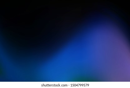 Dark BLUE vector glossy abstract background. Glitter abstract illustration with gradient design. Completely new design for your business.