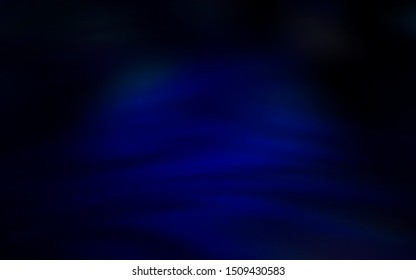 Dark BLUE vector glossy abstract backdrop. Shining colored illustration in smart style. The best blurred design for your business.