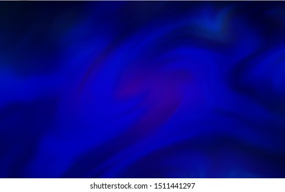 Dark BLUE vector glossy abstract background. Abstract colorful illustration with gradient. New style design for your brand book.