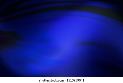 Dark BLUE vector glossy abstract layout. Abstract colorful illustration with gradient. New way of your design.