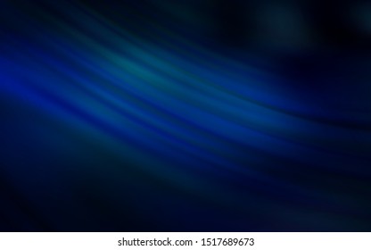 Dark BLUE vector glossy abstract backdrop. Abstract colorful illustration with gradient. Completely new design for your business.